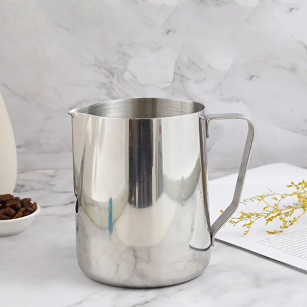 YouMi 100/150/250/350/600/1000ML 304 Stainless Steel Latte Espresso Coffee Milk Frothing Jug Coffee Pitcher