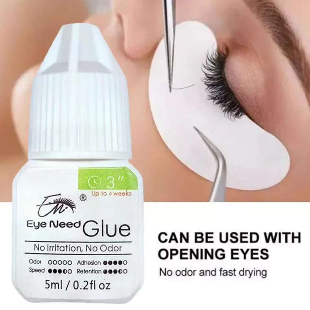 5ml Eyelash Glue Primer For Lash Extension Strength Glue Adhesive Bonding False Eyelashes Long Lasting Fixing Agent Glue Tools