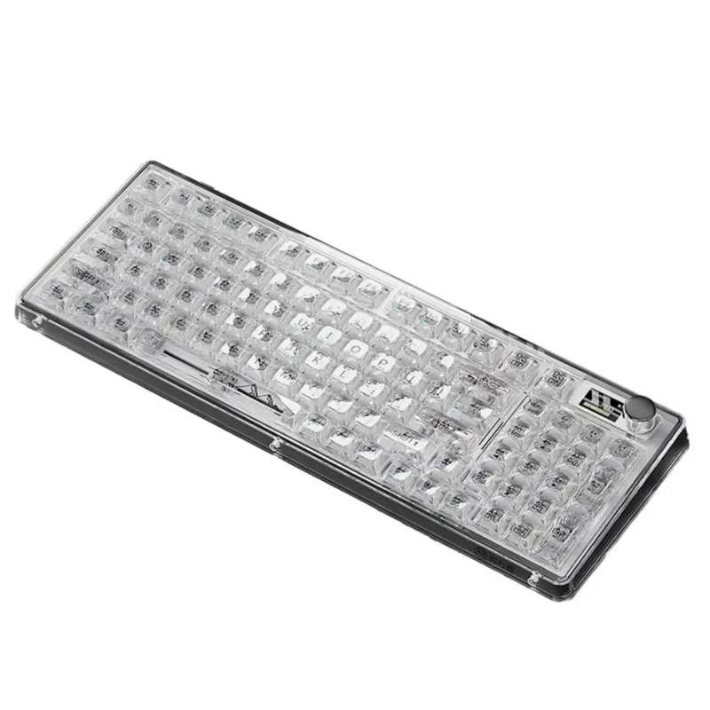 

V99 wireless keyboard, wireless transparent Bluetooth mechanical keyboard high-value office crystal transparent flagship version