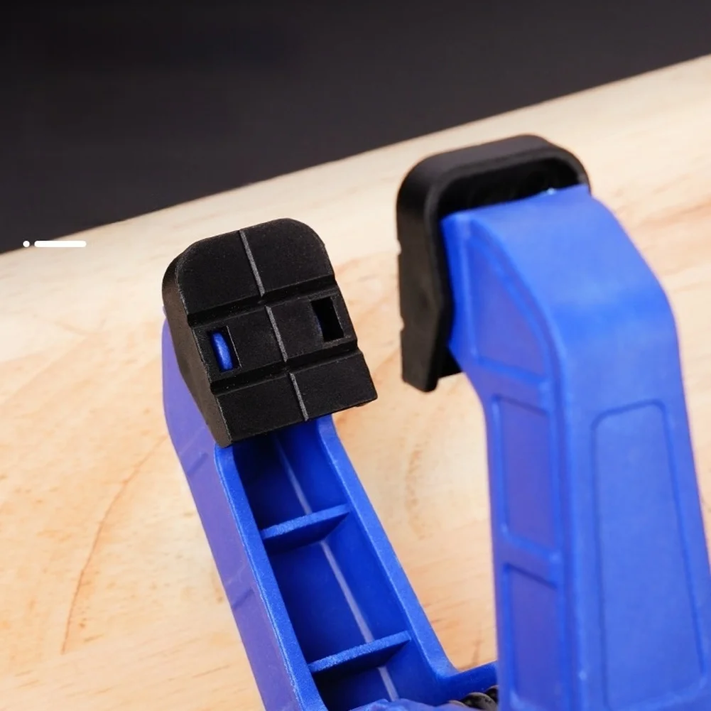 4PCS A Shape Nylon Wood Clamp with High Strength Spring for Quick Release Mechanism for Carpentry and DIY Woodworking Tasks