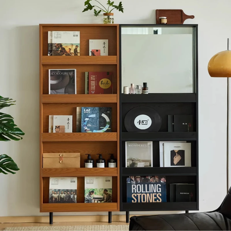 

Антикварный самшитовый журнал, комбинированный журнал для гостиной, универсальные стеллажи хорошего вида, офисная мебель Das Magazine ZY40ZZJ