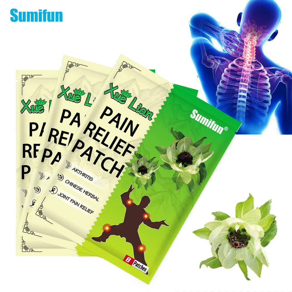 8/16/32pcs Sumifun Pain Relief Massage Patch Lumbar Shoulder Knee Joint Ache Painkiller Health Sticker Arthritis Medical Plaster