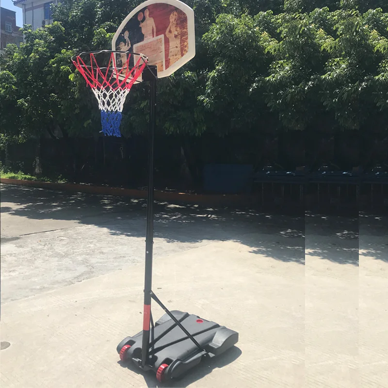 7.5-10ft Portable Basketball Goal Stand With 44*30Inch Backboard Outdoor Equipment