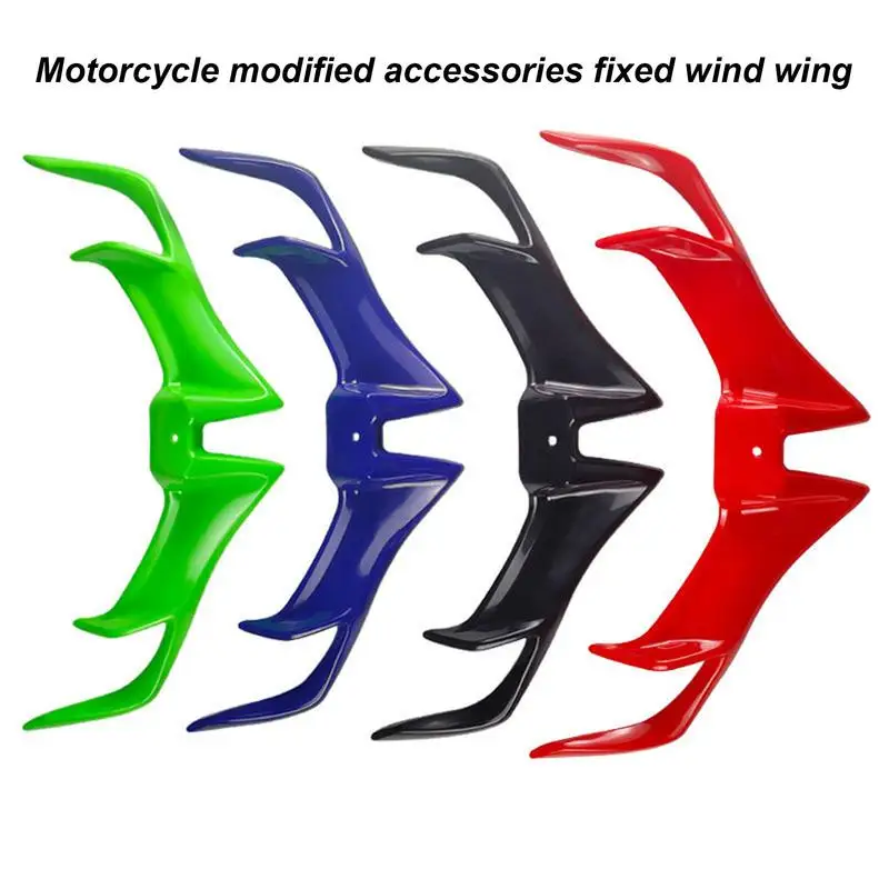 Motorcycle Winglets Front Fairing Aerodynamic Winglets Fixed Wind Wing Side Spoilers Dynamic Wing Spoiler Motorcycle Accessories