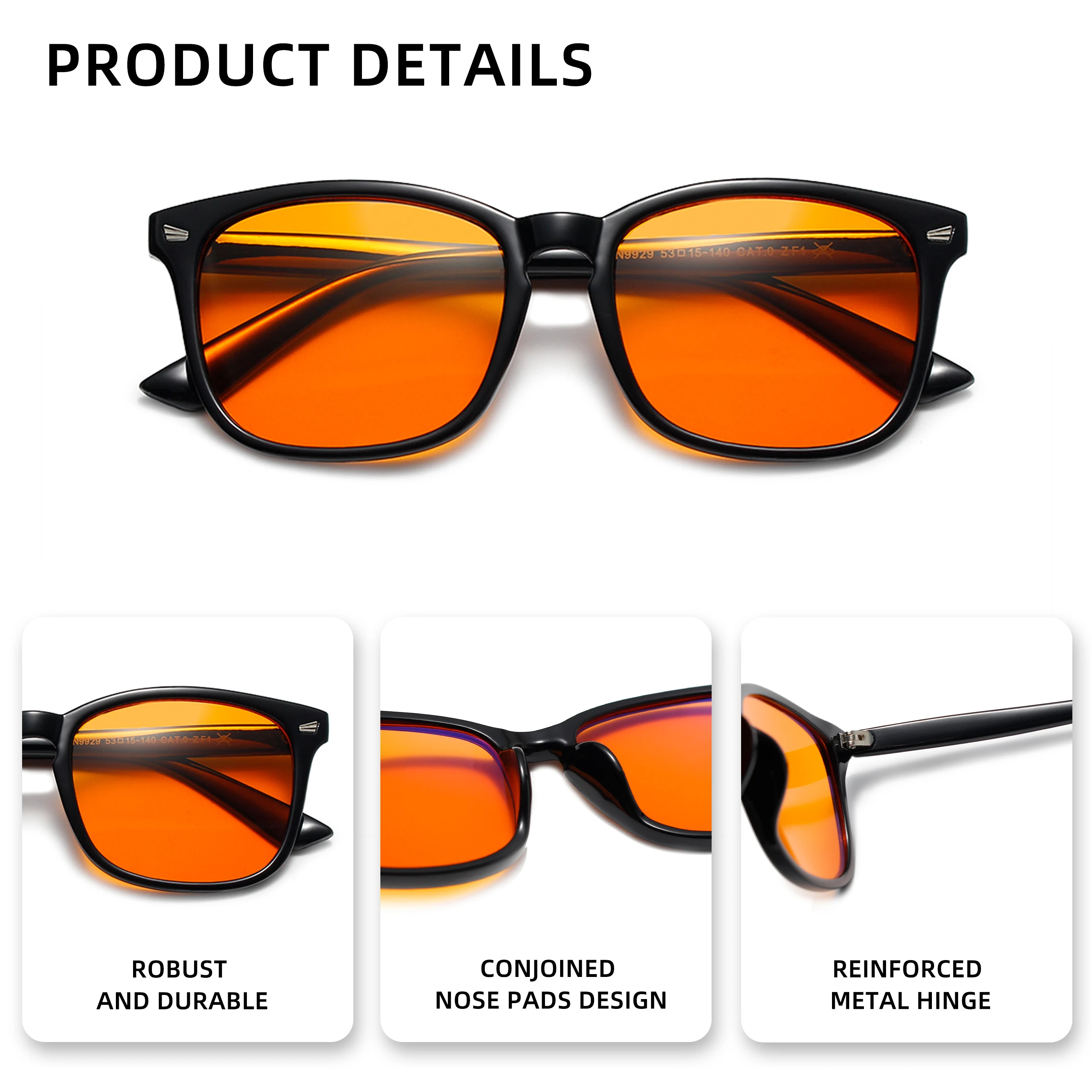 KINGSEVEN Brand Men Women Blue - Gaming Glasses Tinted 评论和价格