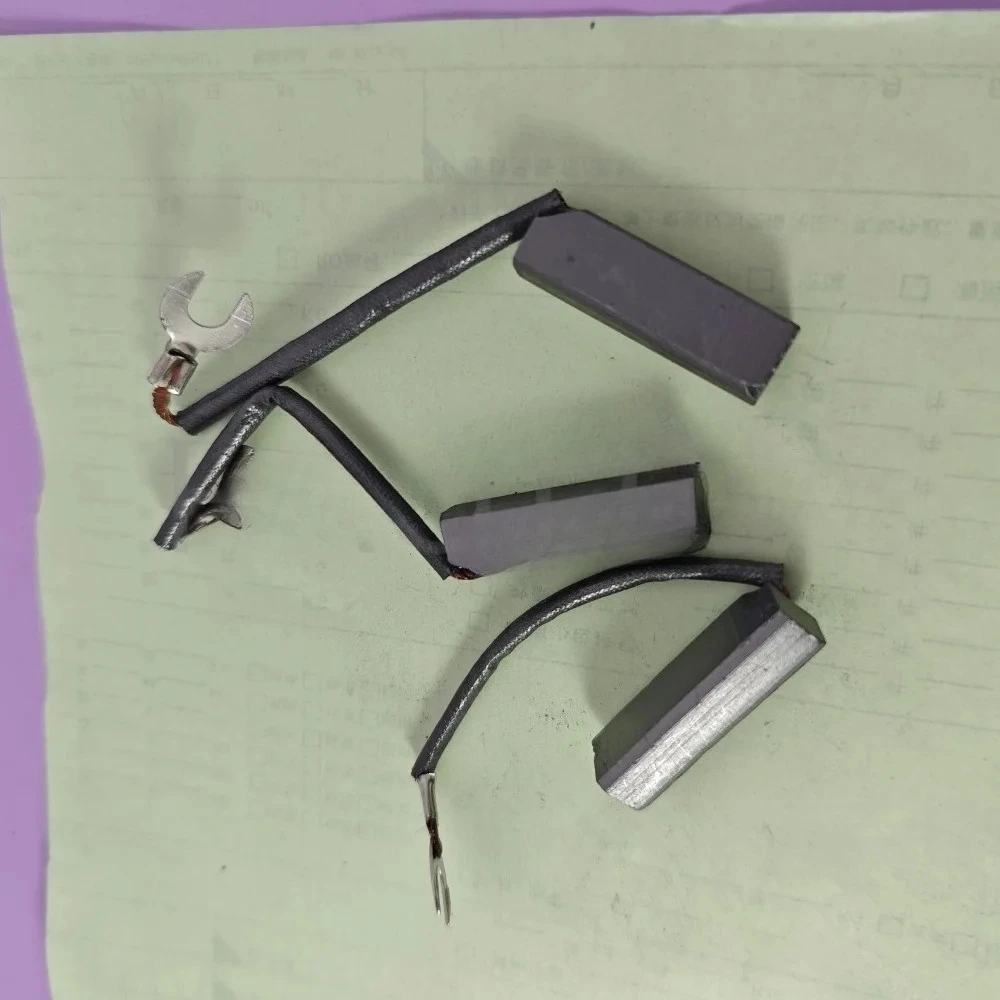 10 pzs. escobillas de carbón para generador 8*10, accesorios para motor diésel, escobilla de carbón J204, material semicobre D104, 50kw