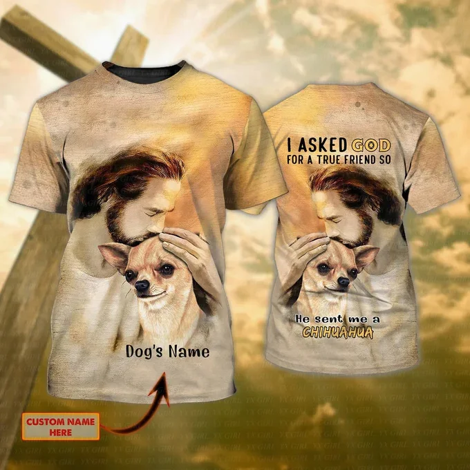 Custom Name Husky Shepherd Dog Cat Pet Personalized Name 3D Round Neck Harajuku Summer Casual Funny Short Sleeves T-Shirts A02