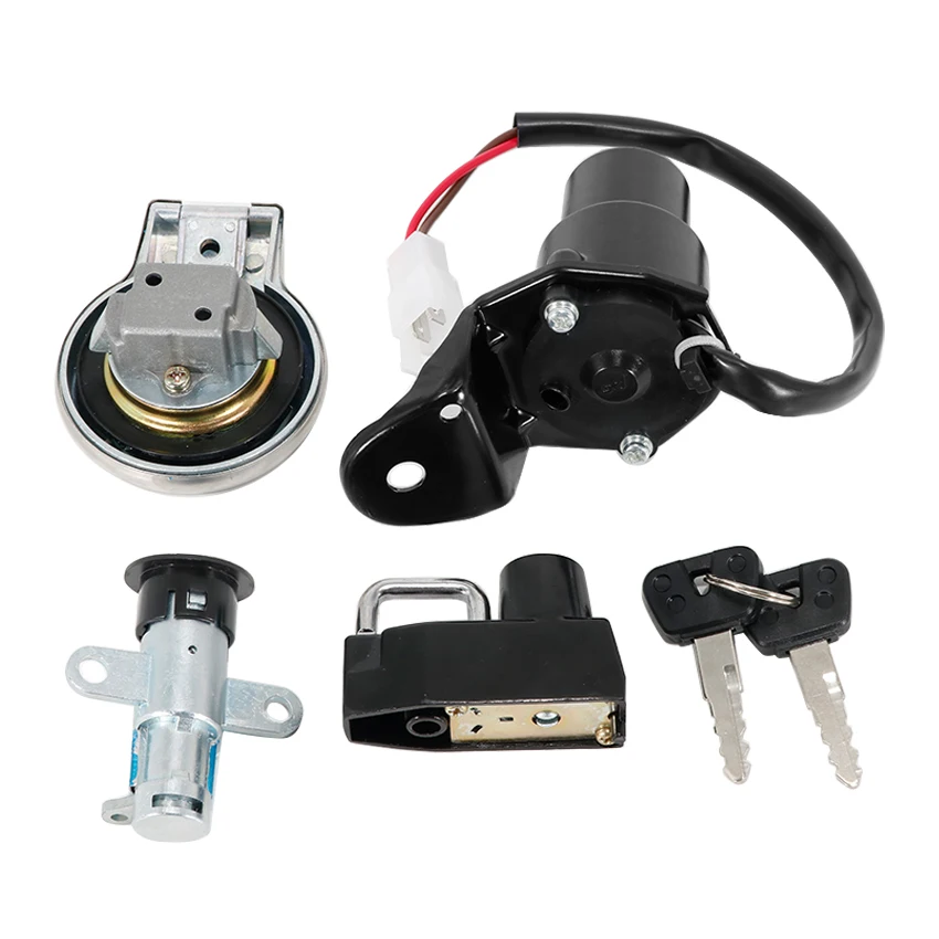 

Motorcycle Ignition Key Switch Fuel Gas Cap Seat Lock Kit For Yamaha XV400 Virago 1991-1994 OEM:3JB-82510-00 4X7-24602-00