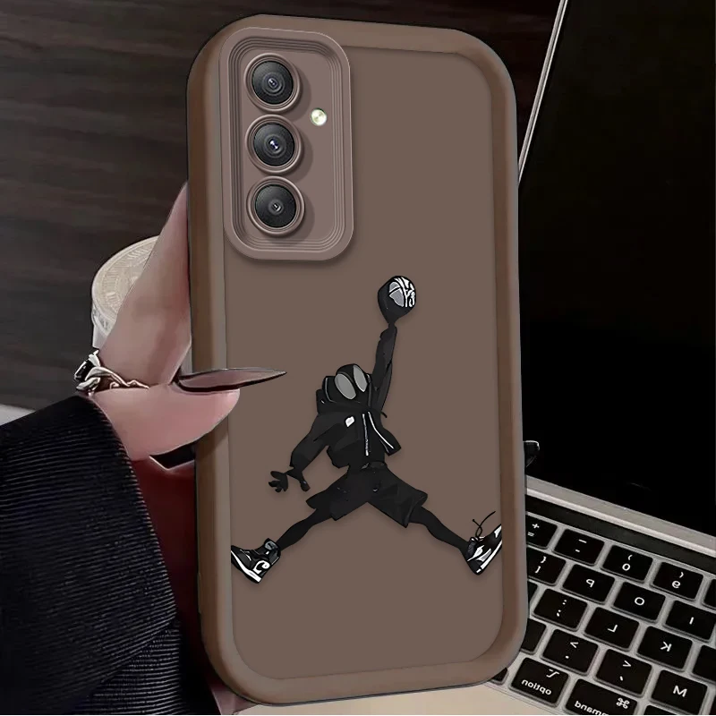 Basketball Star Sports Phone Case for Samsung Galaxy A55 A35 A25 A15 A05 A05S 5G A24 A13 A23 A12 A22 A32 A52 A52S A71 A72 A51 4G