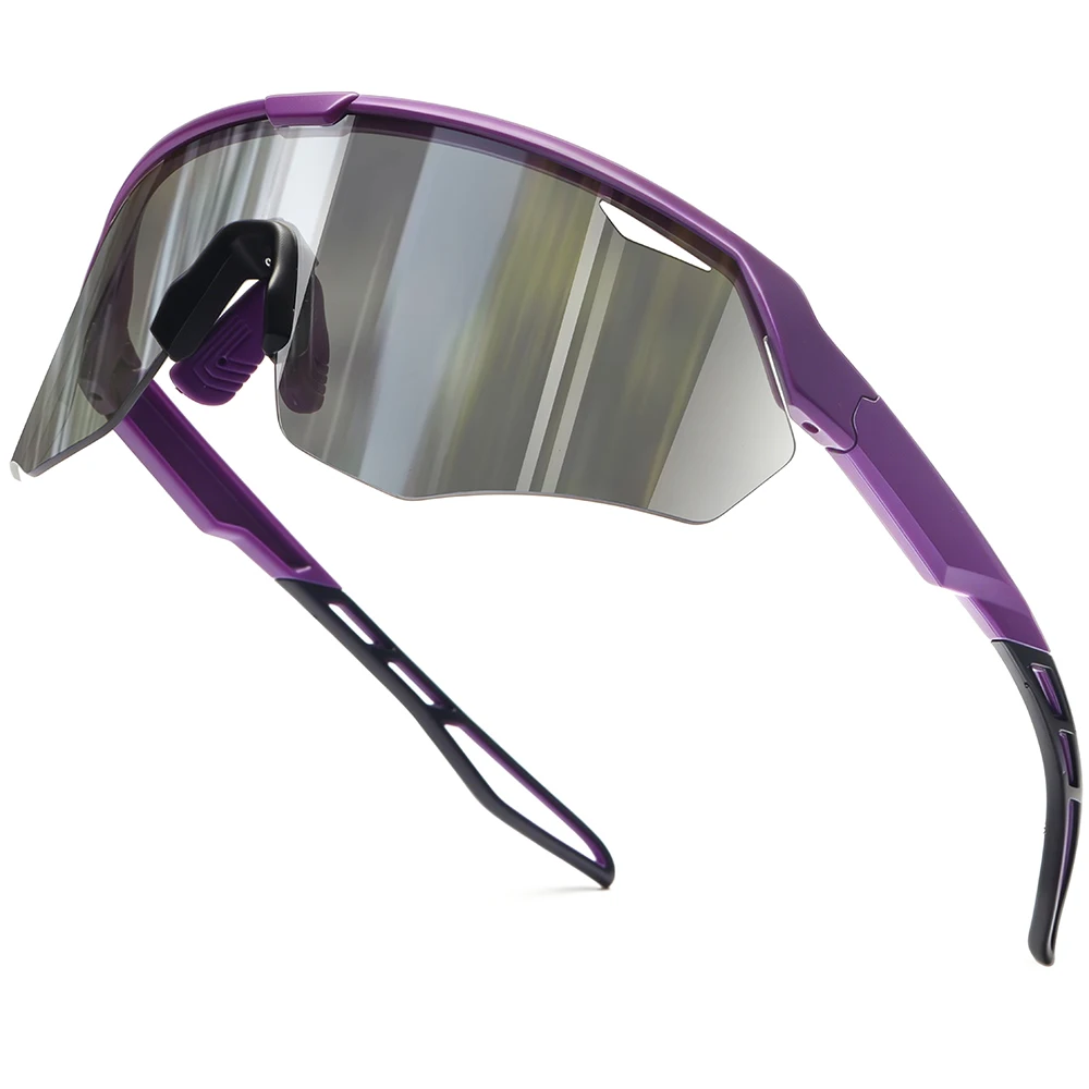 AliExpress NONE Photochromic Cycling Sunglasses UV400 Lightweight Sports Glasses Men Women MTB Road Bike Running Outdoor Windproof Eyewear