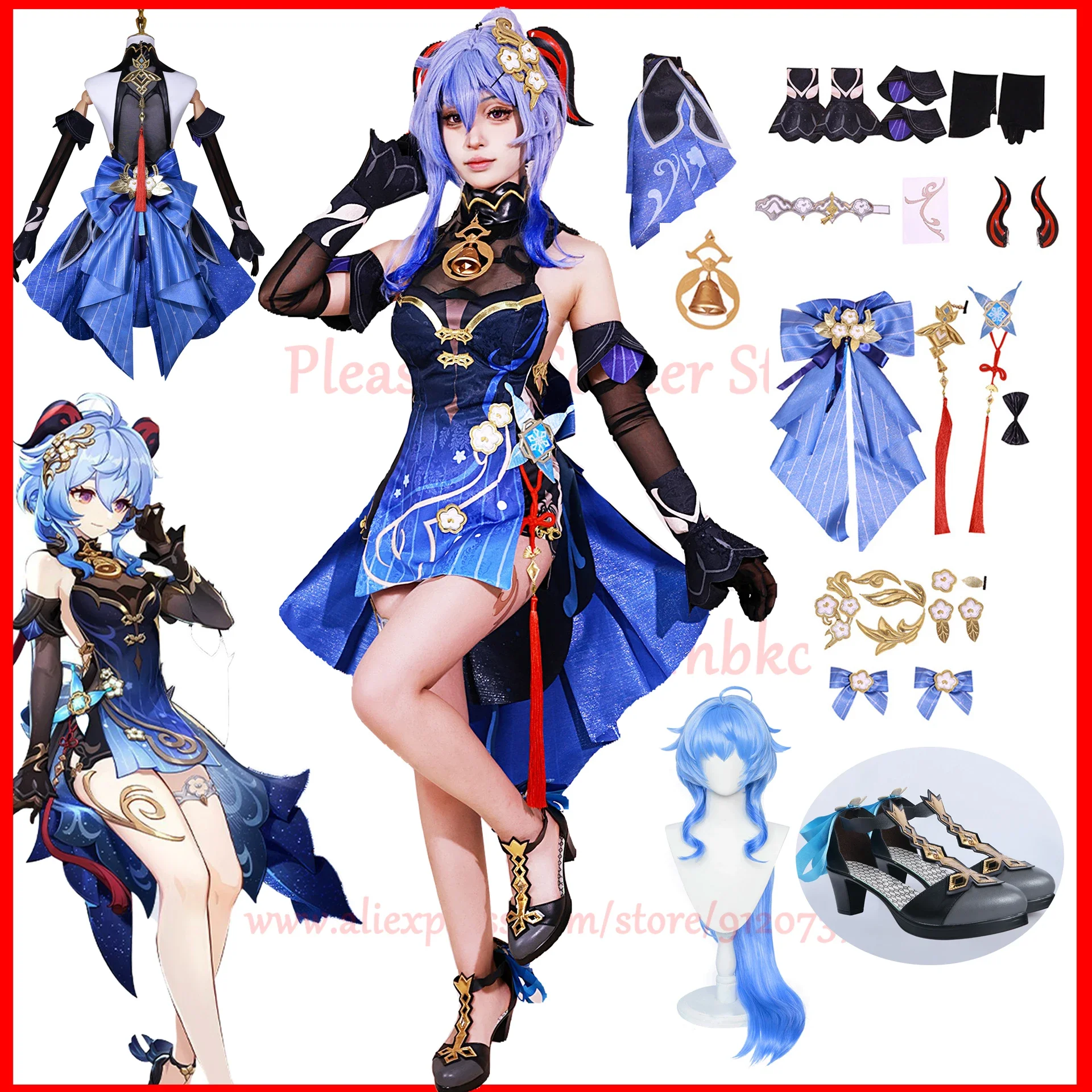 

CosplayIN Stock 2024 Ganyu New Outfit Cosplay Costume Genshin Impact Cosplay Twilight Blossom Gan Yu Full Set Cosplay Outfit Uni