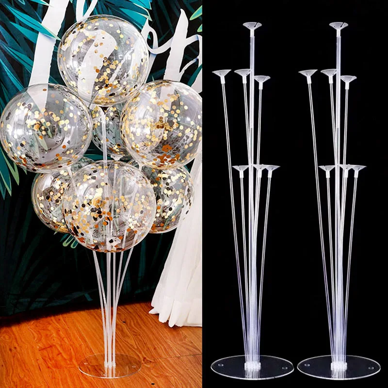 Birthday Wedding Party Decoration Balloon Support Balloon Stand Balloon Holder Balloon Stick Tubes Kids Baby Shower Table Decor