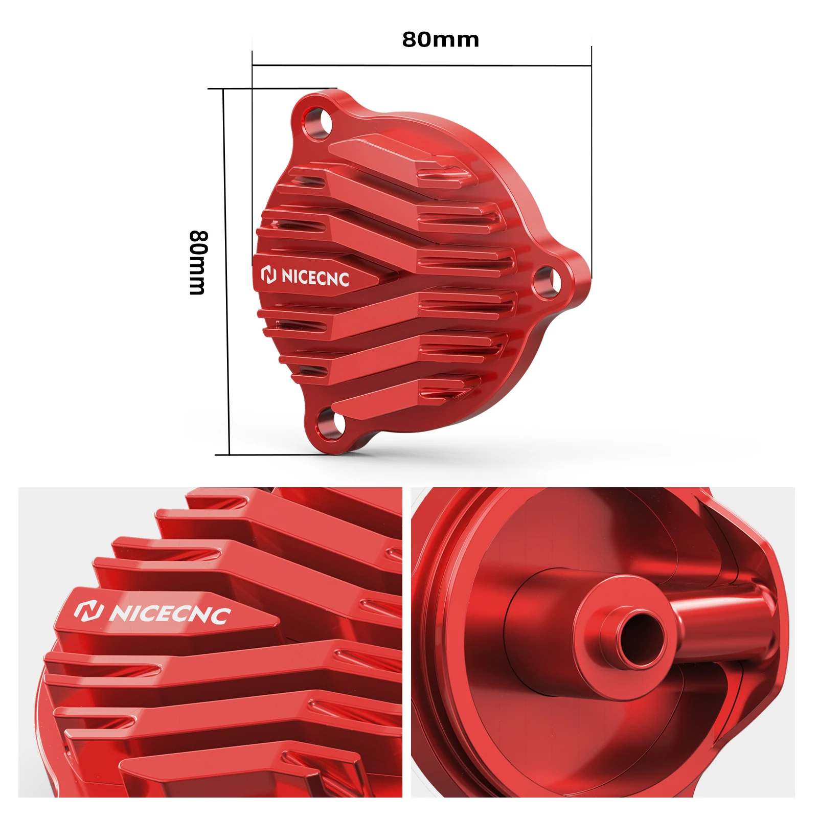 NICECNC For Honda 1993-2025 XR650L XR 650L 650 L Motorcycle Engine Oil Filter Cover Cap Guard Aluminum 2024 2023 2022 2021 2020