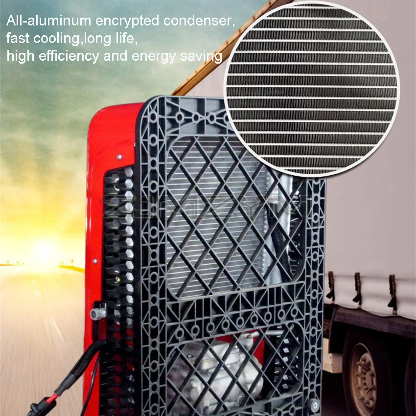 

Electric parking air conditioning 24V refrigeration integrated machine vehicle 12v truck rv car excavator bulldozing air con