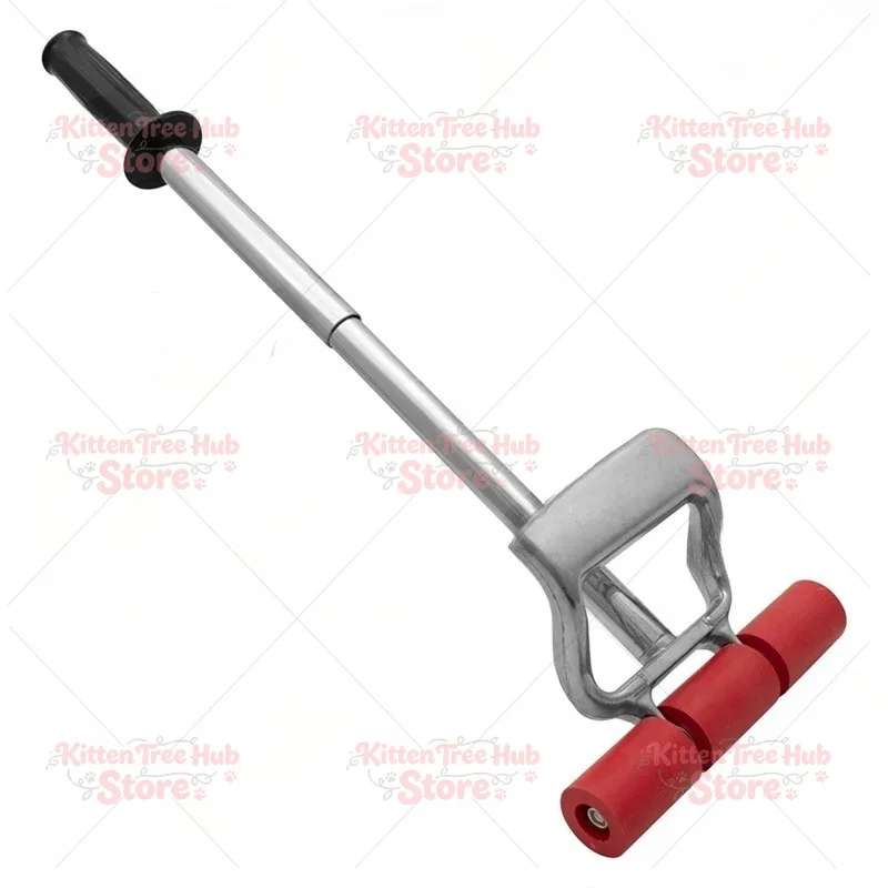 Heavy-Duty Retractable Floor Roller, Stainless Steel Press Roller