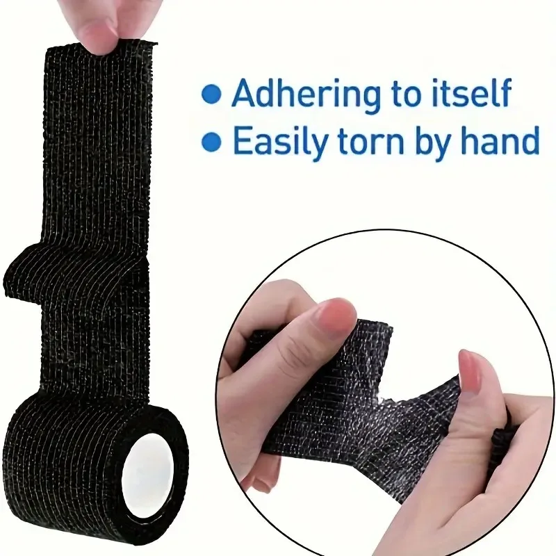 6/12/24 Rolls Elastic Self Adhesive Bandage Wrap Breathable Flexible Fabric Non Woven Cohesive Bandage Medical First Aid Tape image 5