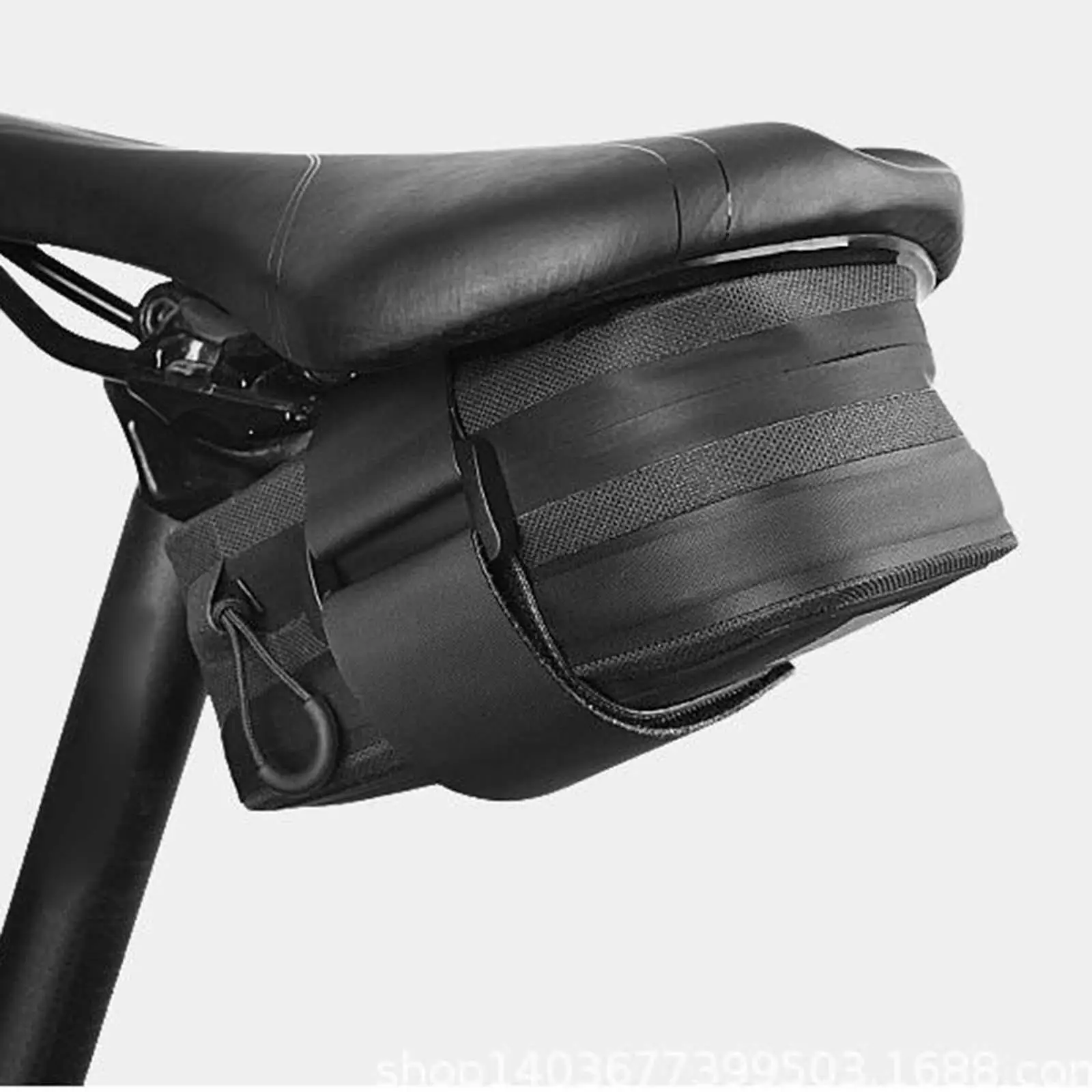 Water Repellent Bicycle Saddle Bag Rain Proof Bike Seat Post Pannier Reflective Cycling Storage Tail Pouch Rear Dry Pack