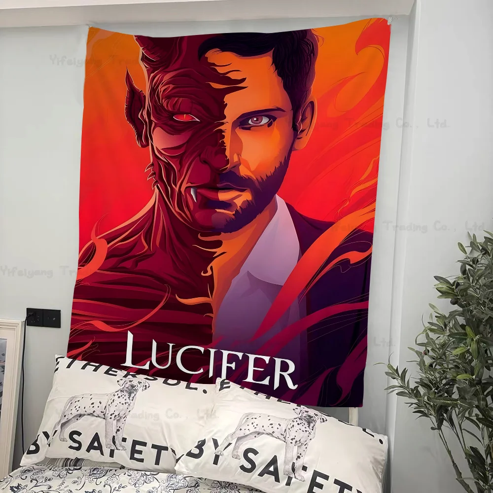 

Movie Lucifer Hanging Bohemian Tapestry Bohemian Wall Tapestries Mandala Kawaii Room Decor