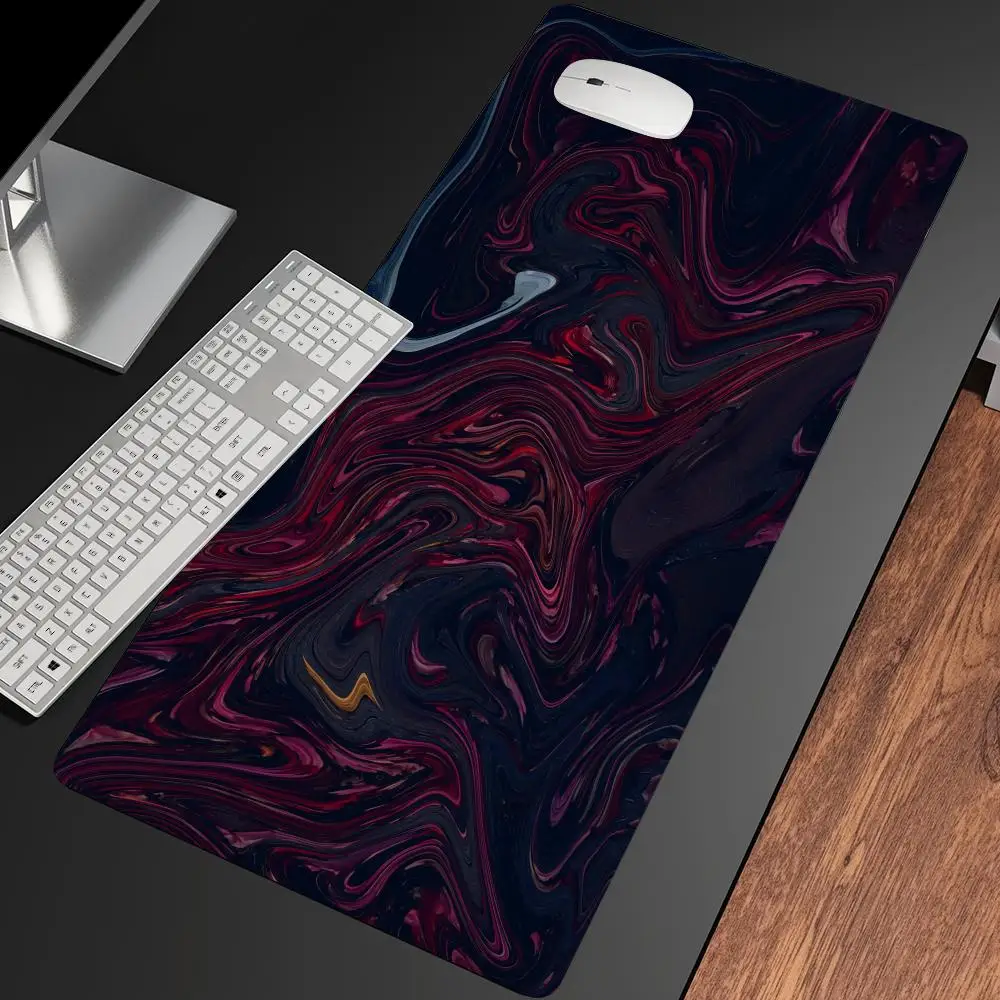 Liquid Abstract Desk Mat Table Mat Pc Accessories Square Mousepad Office Desk Decorating XXL Mouse Pad Keyboard Pad Gaming Setup
