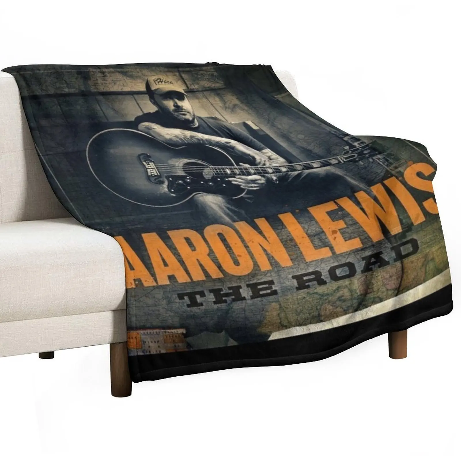 Aaron Lewis The road Throw Blanket Thins Vintage For Sofa Thin Blankets