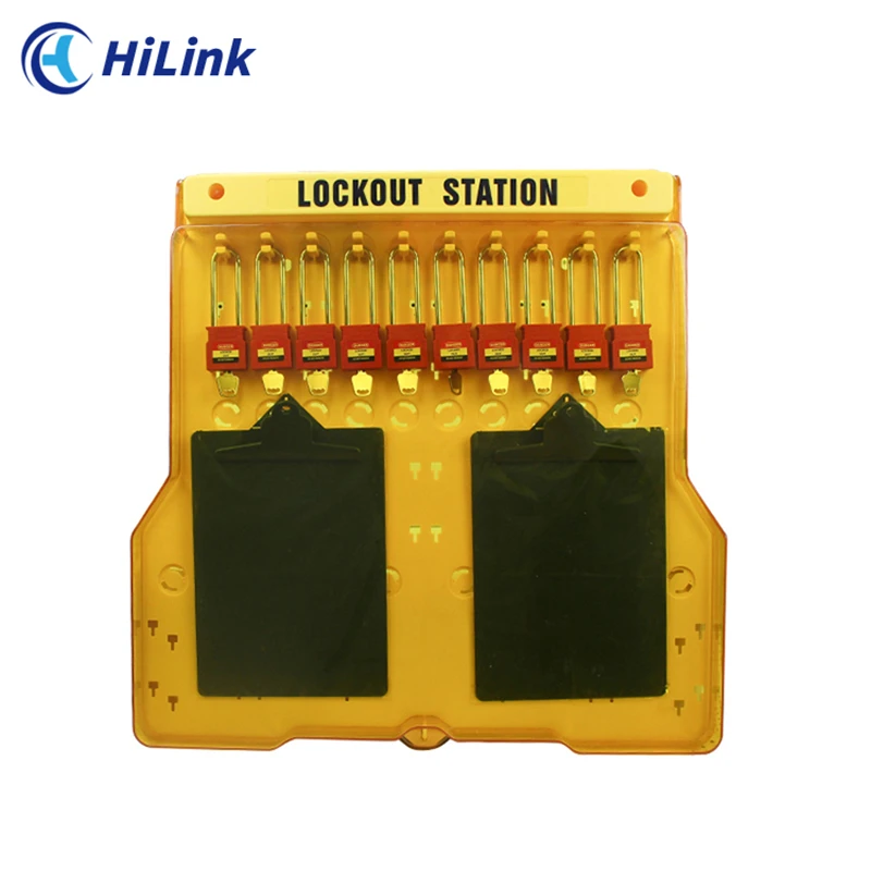 Industrial Safety Overhaul Management One-Stop Solution,Wall Mounted Transparent Covered Station Safety Lockout Device Storage