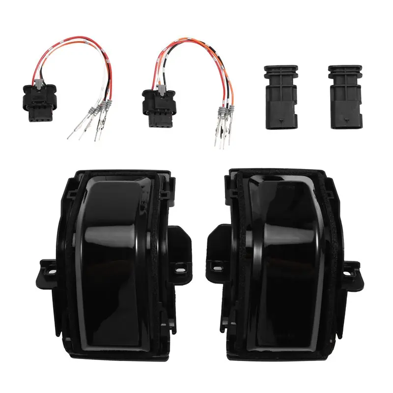 A19Q-2Pcs Side Mirror Marker Running Turn Signal Light HC3Z-13B374-A FL3Z-13B375-CA For Ford F150 F250 F350 F450 Super Duty