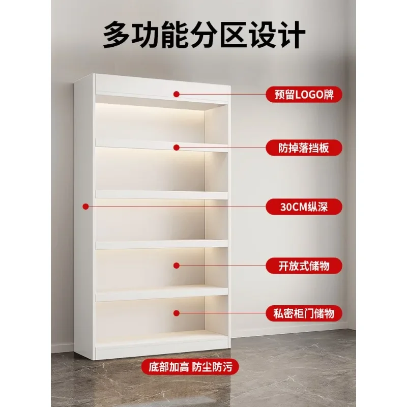 Display Cabinet Shelf Product Display Cabinet Sample Shelf Beauty Salon Cabinet Showcase Tobacco and Alcohol Supermarket