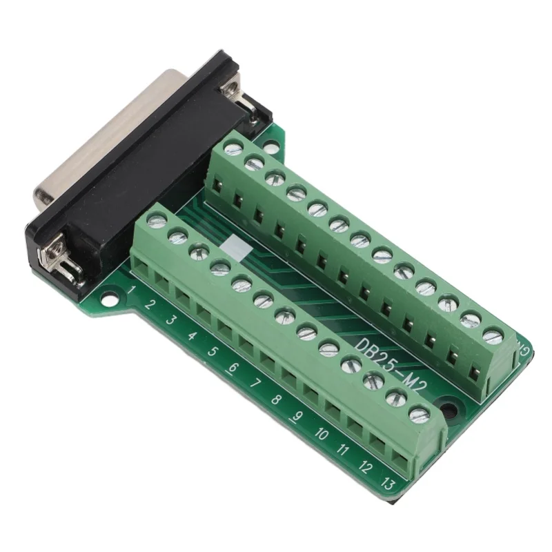 

25-контактный разъем клеммной колодки, сигнальный модуль, клепальный тип, печатная плата для отладки связиDB25-M2