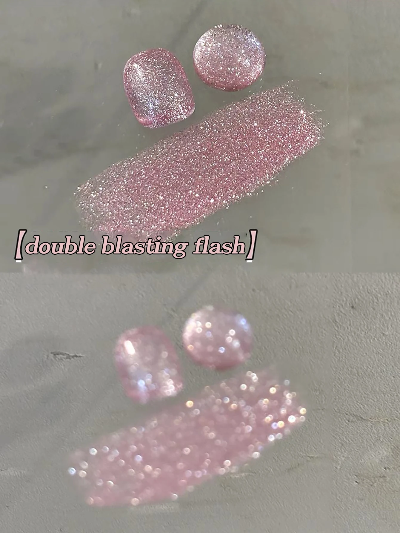 1 stks WS Lente Zomer Nagels Roze Wit Glitter Gel Nagellak 2025 Nieuwe Stijl Super Flash Super Heldere Gel nagelsalon Nail Art