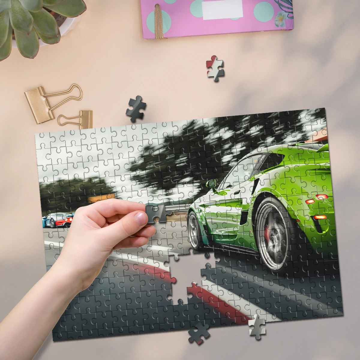 35/300/500/1000 Stück personalisiertes, individuelles Fotopuzzle, Landschaftsfoto, DIY-Lernspielzeug für Erwachsene, Dekoration, Sammlerstück, Geschenk