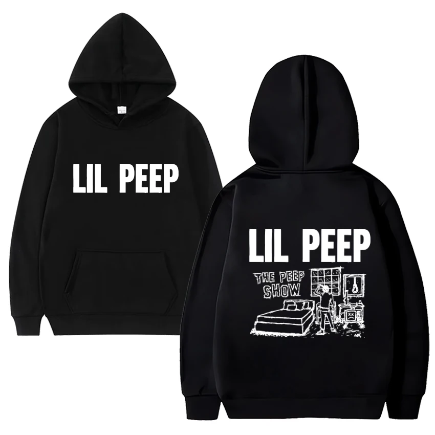 

Hot sale Lil Peep New Album Double Sided Printed Hoodie Men Women Fleece Long sleeve streetwear Unisex Casual vintage Sweatshirt