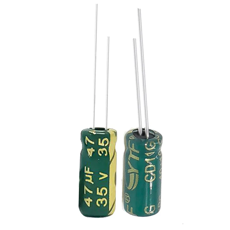 20pcs Electrolytic Capacitor 35V47UF 5*11mm High Frequency Long Life High Temperature Resistance  Brand New Original