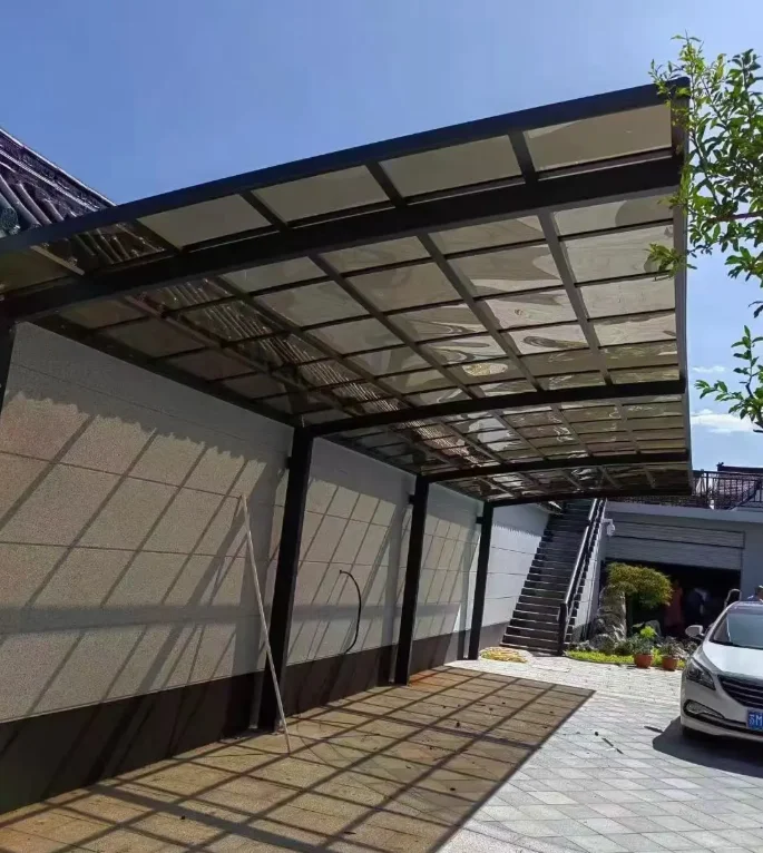OneAlu SiteMax Carport: Large-Scale Commercial Parking Cover for Project Contractors with Modular Aluminum Alloy Framework