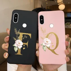 Phone Case For Xiaomi Redmi Note 5 5 Pro Elegant Letter Soft Silicone Protective Back Cover For Redmi Note5 Pro 5Pro Coque Funda