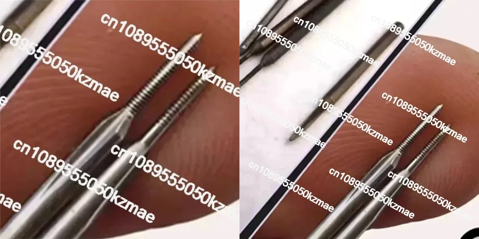 10Pcs Micro Taps Set (M0.4/M0.5/M0.6/M0.7/M0.8/M0.9) | Domestic CNC Drilling Tool for Clocks & Precision Parts