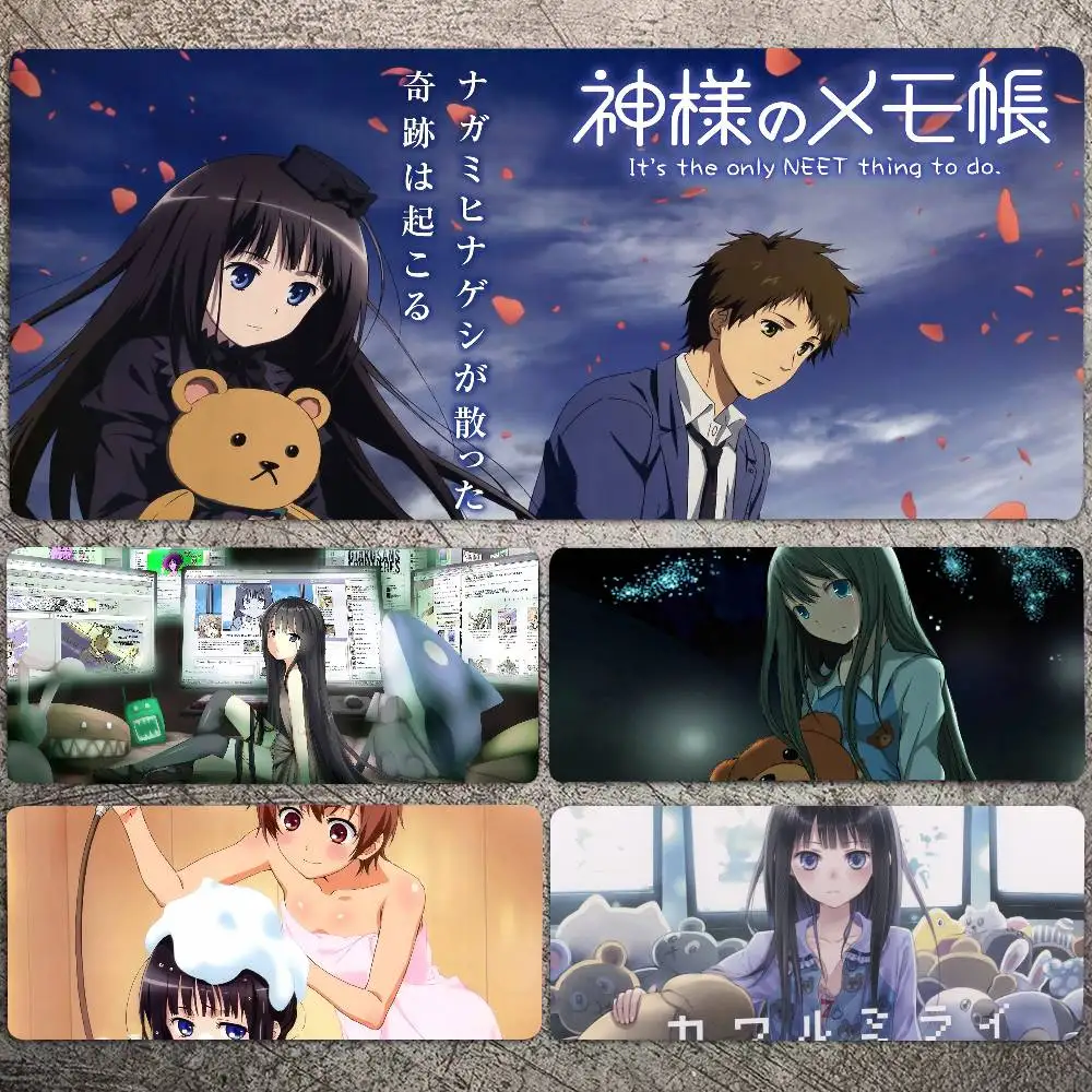 Its The Only NEET Thing To Do Youth Anime Mousepad Non-slip Suitable For Office Computers Laptops E-sports Game Desk Mats XXL
