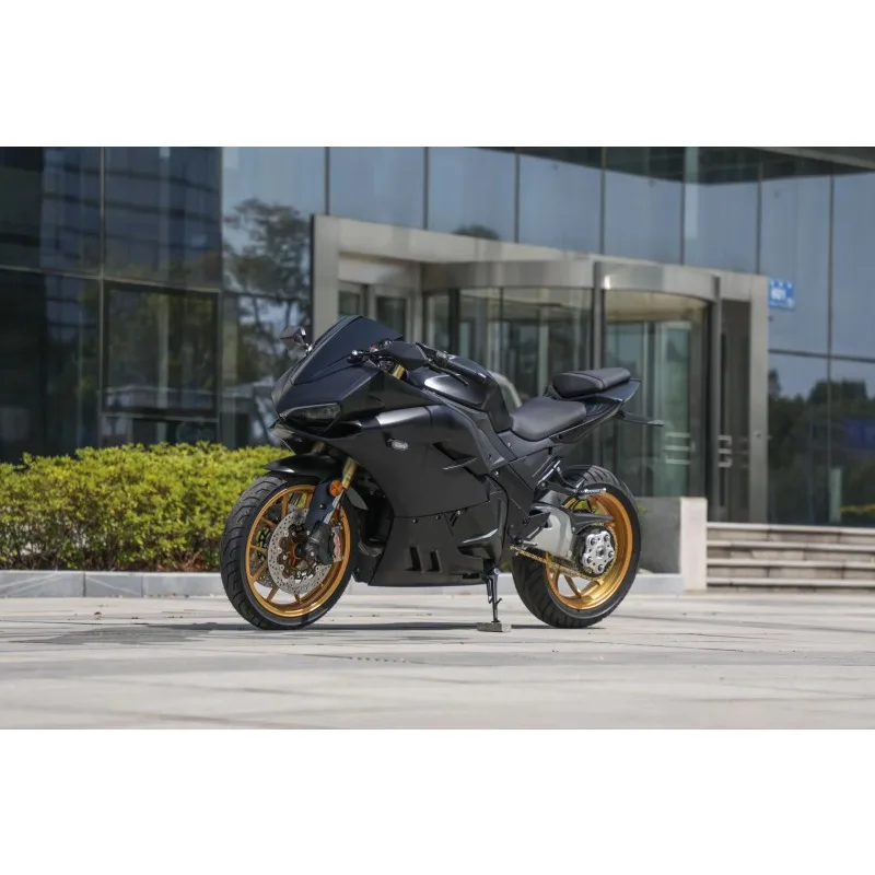 2025 أحدث Wuxi Jose 5000 واط محرك سلسلة بدون فرش منتصف المحرك 100 كم/ساعة EEC COC الاتحاد الأوروبي شهادة الكبار دراجة نارية كهربائية 72 فولت ليثيوم