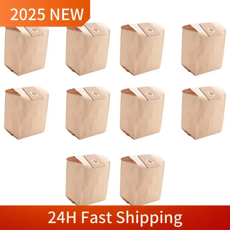 Gen Basic 10 Pcs Disposable Paper Vacuum Cleaner Dust Bag Replacement For Karcher T14/1 Vacuum Cleaner 9.755-253.0