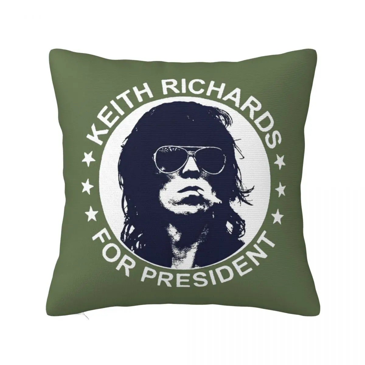 1Piece Pillowcase Cover For Bedroom guest room children's room recreational vehicle vacation home Keith Music Richards