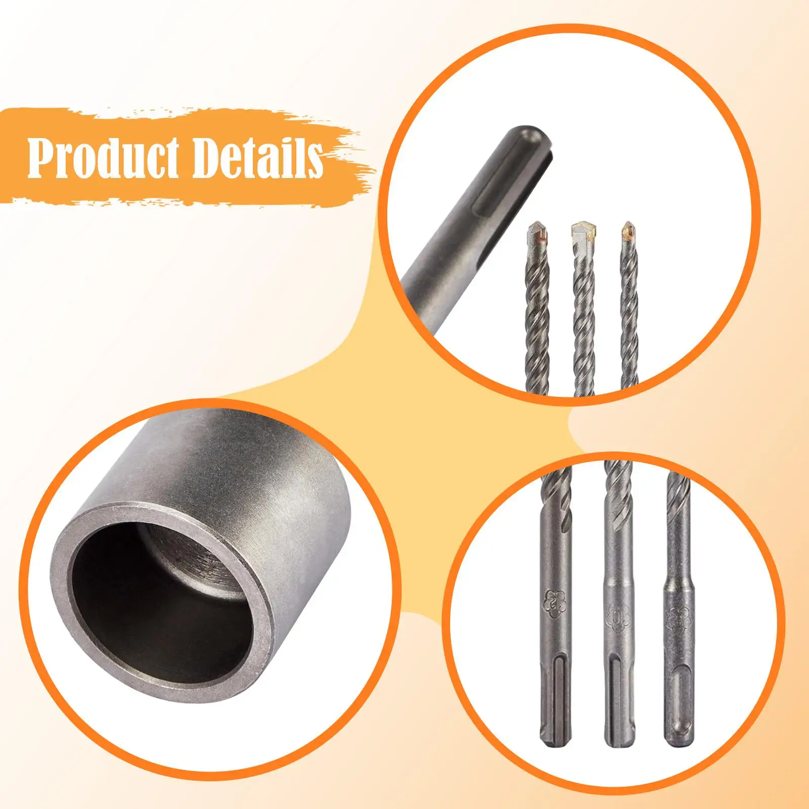 

Fence Post Pounder Forged Steel SDS Max Shank T Post Driver Attachment for Grounding Rods Ranch and Garden Supports