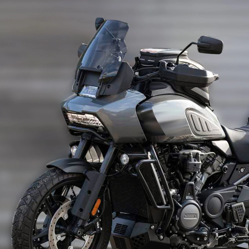 Motorrad Luftstrom Einstellbare Windschutzscheibe für Harley Pan America 1250 Special 1250 Bikes 2021-2022 Windschutzscheibe Windschutzscheibe – Detail 4