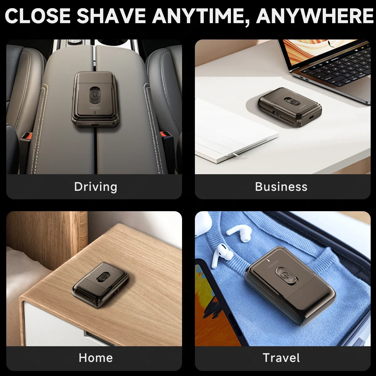 ENCHEN Electric Shaver Professional Shaver Portable Shaving Machine Mini Beard Trimmer Razor Cordless Blade Shaver for Men MS003