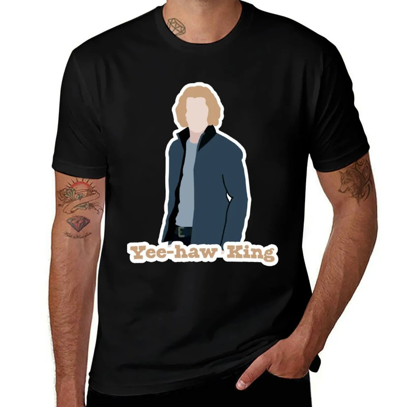 Jasper Hale (Cullen) - Yee-haw King T-Shirt Plus Size Workout Short Sleeve Top T-Shirt