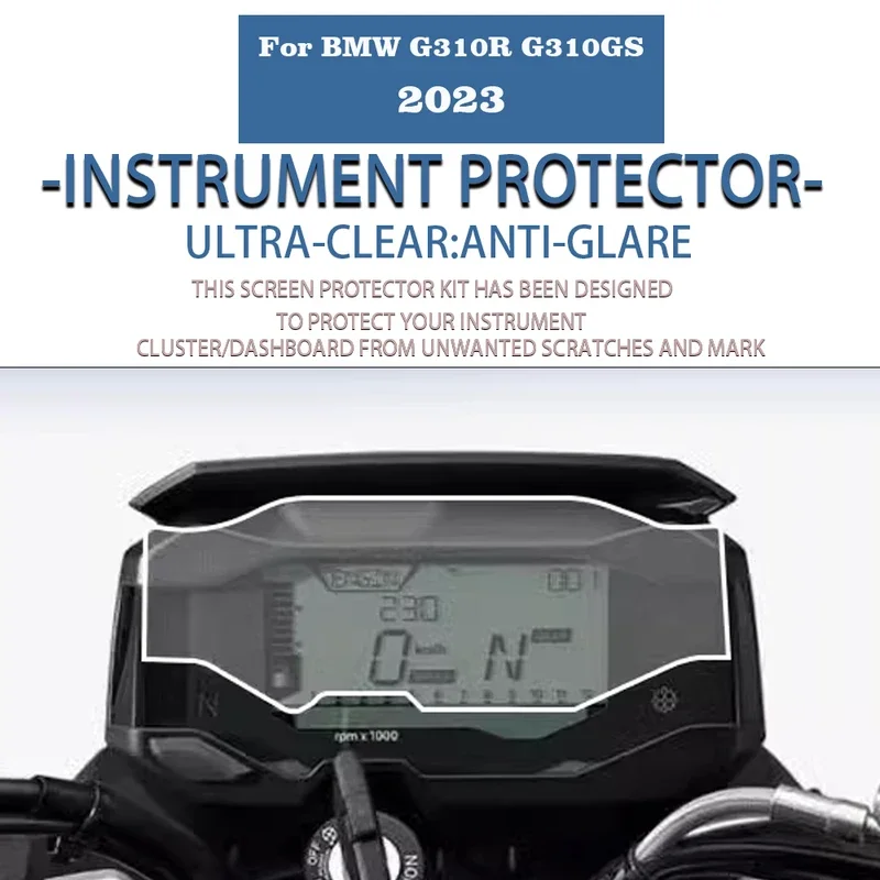 Motorcycle instrument film screen protector anti-scratch film for BMW g310gs, G310R, G 310, GS 310gs, G310 R 2023