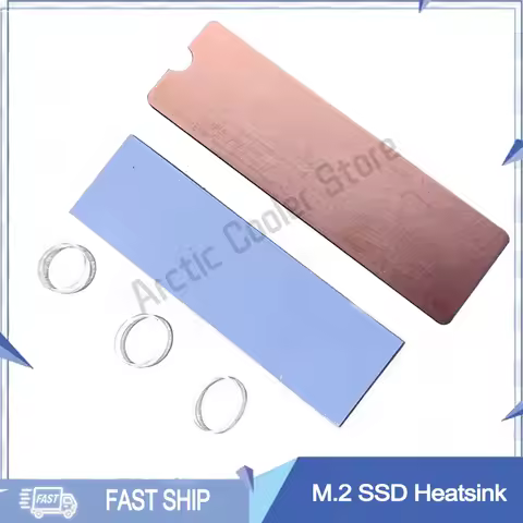 M.2 SSD Heatsink,M2 NVME NGFF 2280 Solid State Disk Copper Heat Sink,B80 Thin Cooler with thermal Pad For Computer Notebook