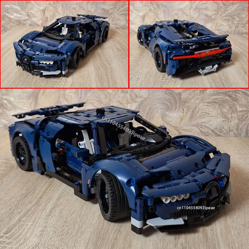 

НОВЫЙ Чемпион Chiron, супер спортивный гоночный автомобиль, строительные блоки, модель «сделай сам», сборка гиперкар 42083, автомобильные кирпичи, детские игрушки, подарки