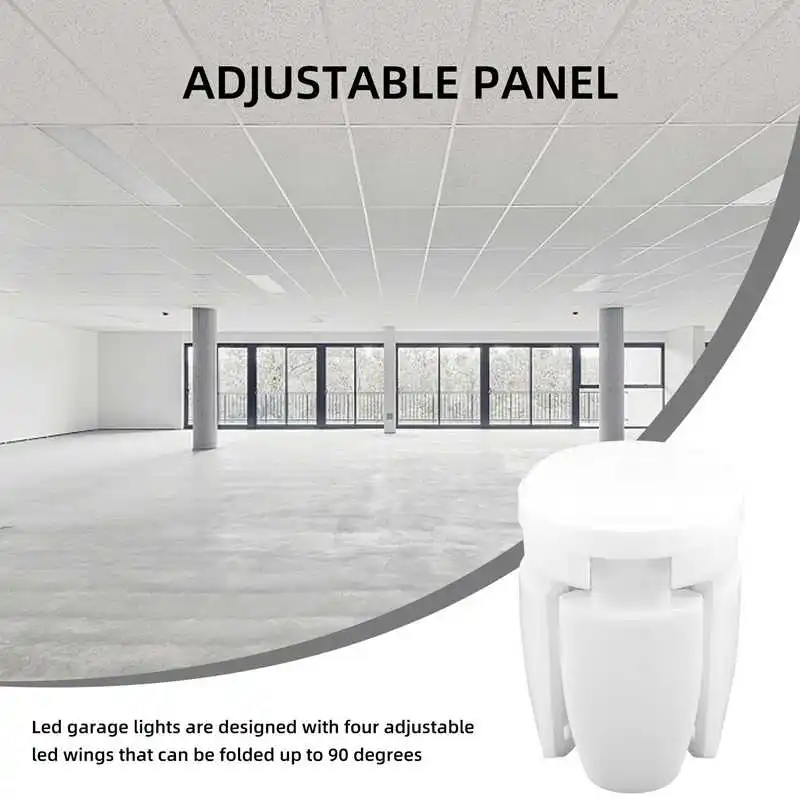 1PC E27 Led Lamp Led Bulb 28W Led Light Bulb AC 85-265V Foldable Fan Blade Lights Lighting For Living Room Garage Light