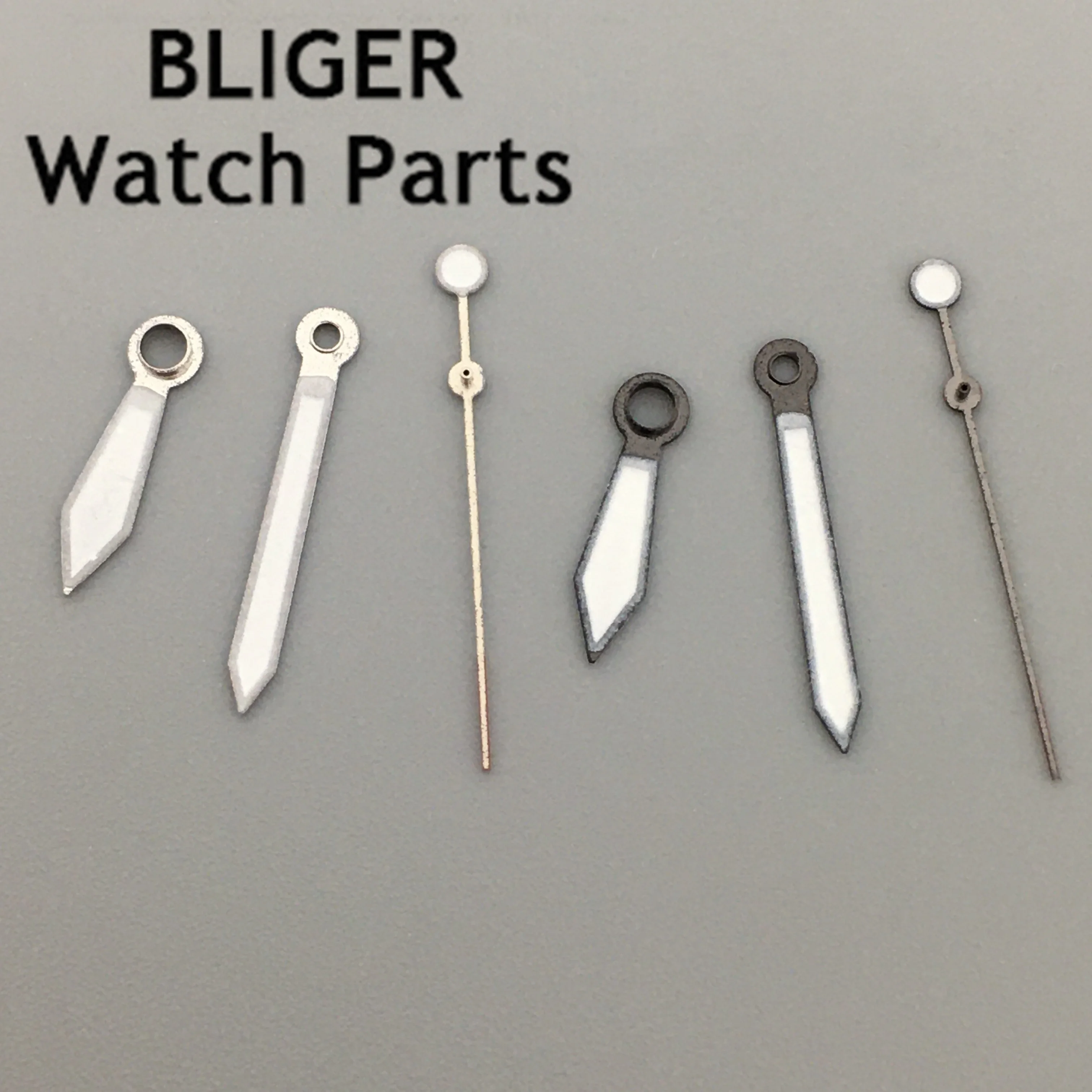 BLIGER watch hands green super luminous hands fit NH35 NH36 movement