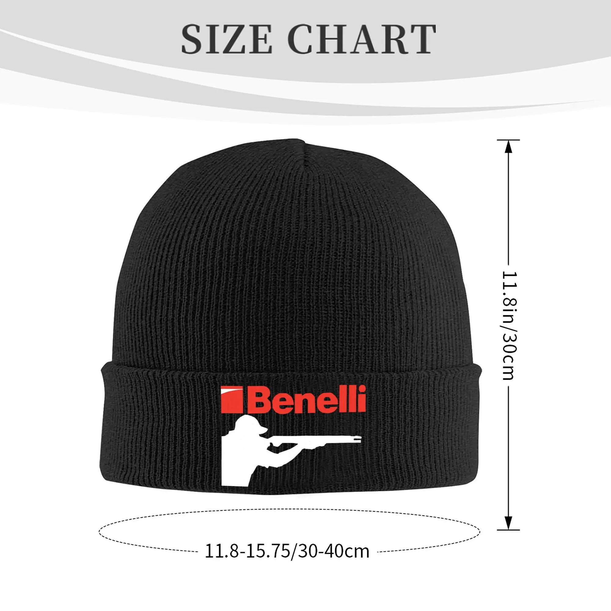 Custom Benelli Firearm Pistol Bonnet Hats  Cool Knit Hat For Men Women Winter Warm  Skullies Beanies Caps