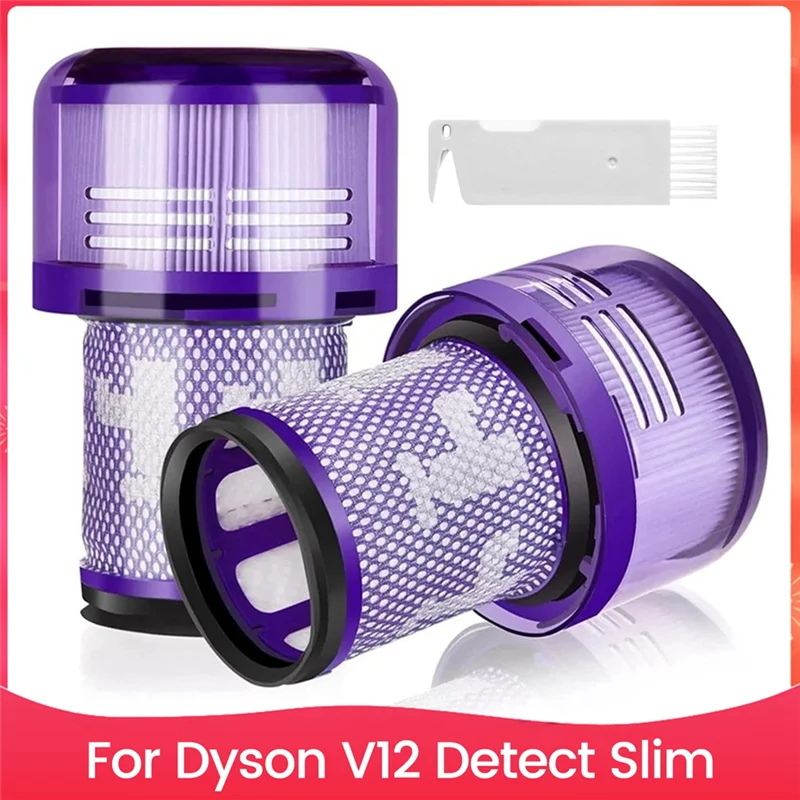 Abvi-para dyson v12 detectar filtros de aspirador de pó fino acessórios de aspirador de pó 971517-01